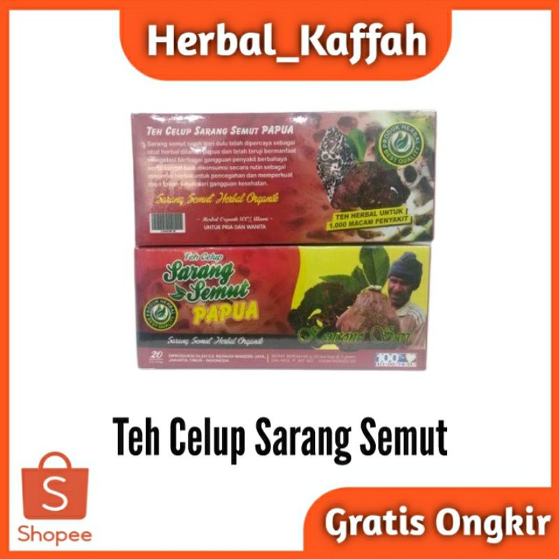 Teh Celup Sarang Semut Papua Kencono Sari Asli Original 100%