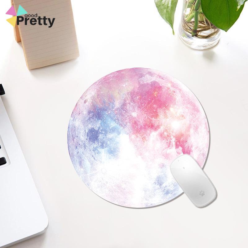 10 Kartun Seni Desain Mouse Mouse Round Office Mouse Pads - PD