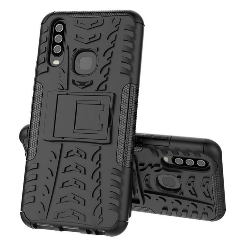 Case Samsung A8 A11 A14 A20s A32 A51 A34 A54 A70 A71 A80 M31 2018 Plus Pro Robot Armor Rugged Standi