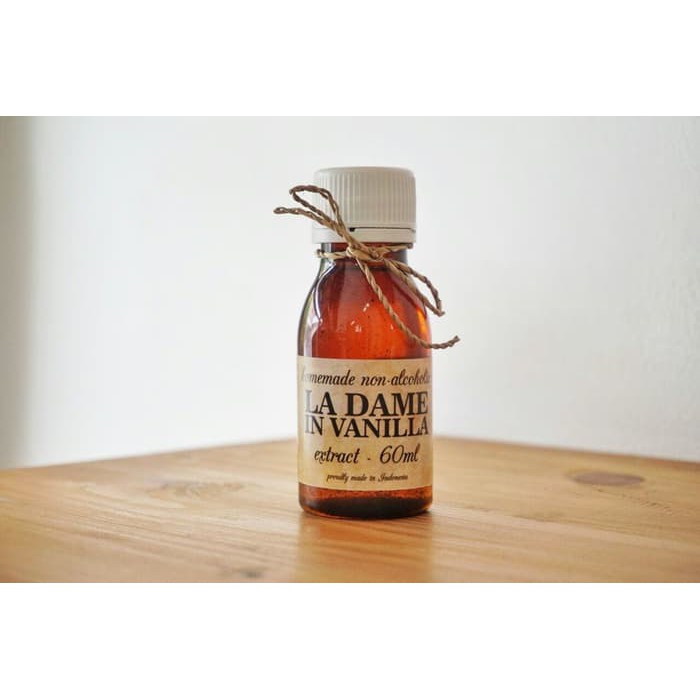

HALAL MUI La Dame in Vanilla Extract 60ml Ekstrak Vanilla Non-Alkohol