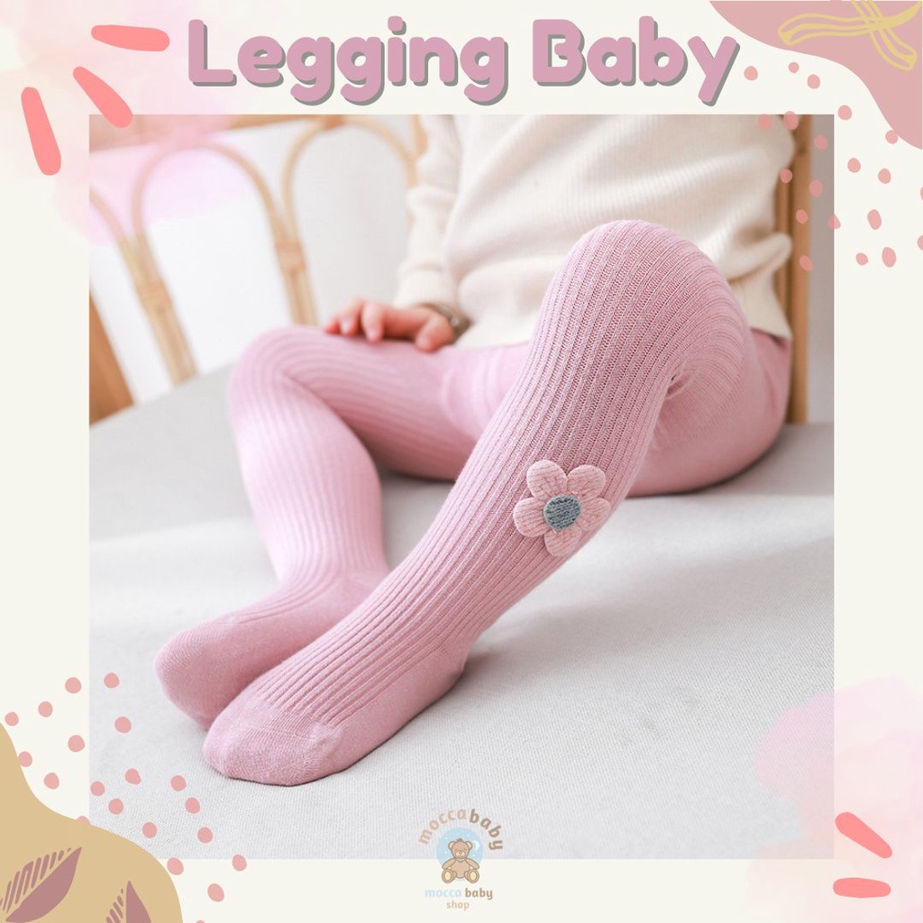 MBSS - LEGGING PRECIOUS FLO Legging tutup kaki bayi /legging bayi import motif bunga baru