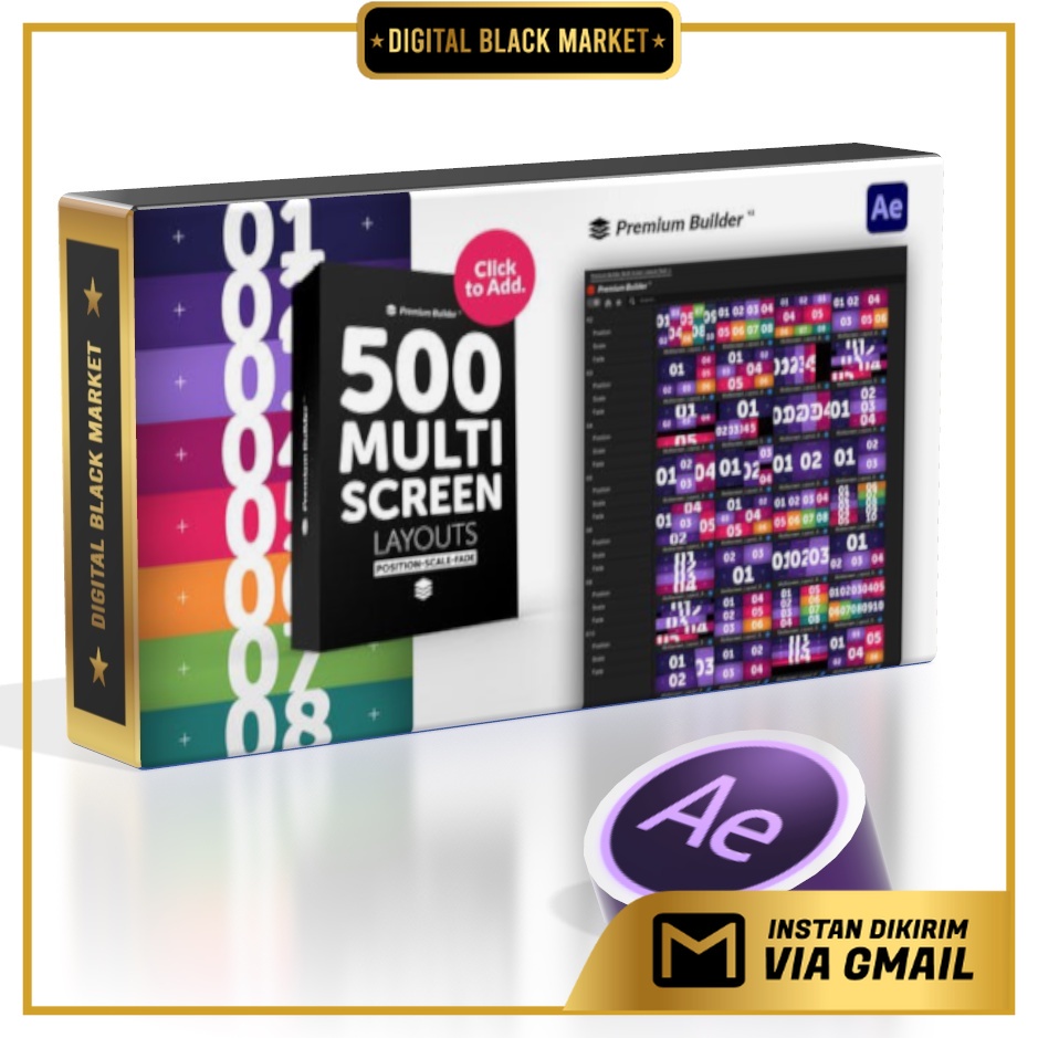 Premium Builder - Multi Screen Layouts Pack - After Effect (Extension)