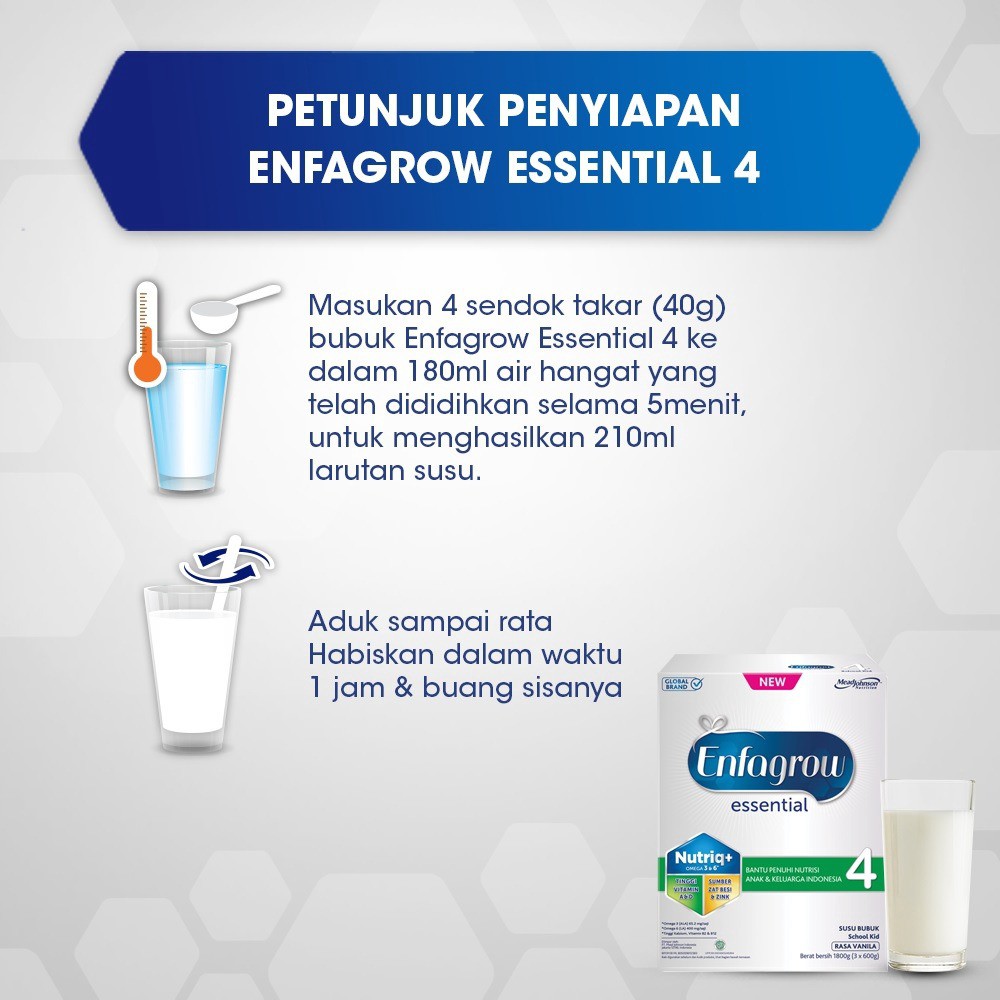 Enfagrow Essential 4 School Kid Rasa Vanila 400g