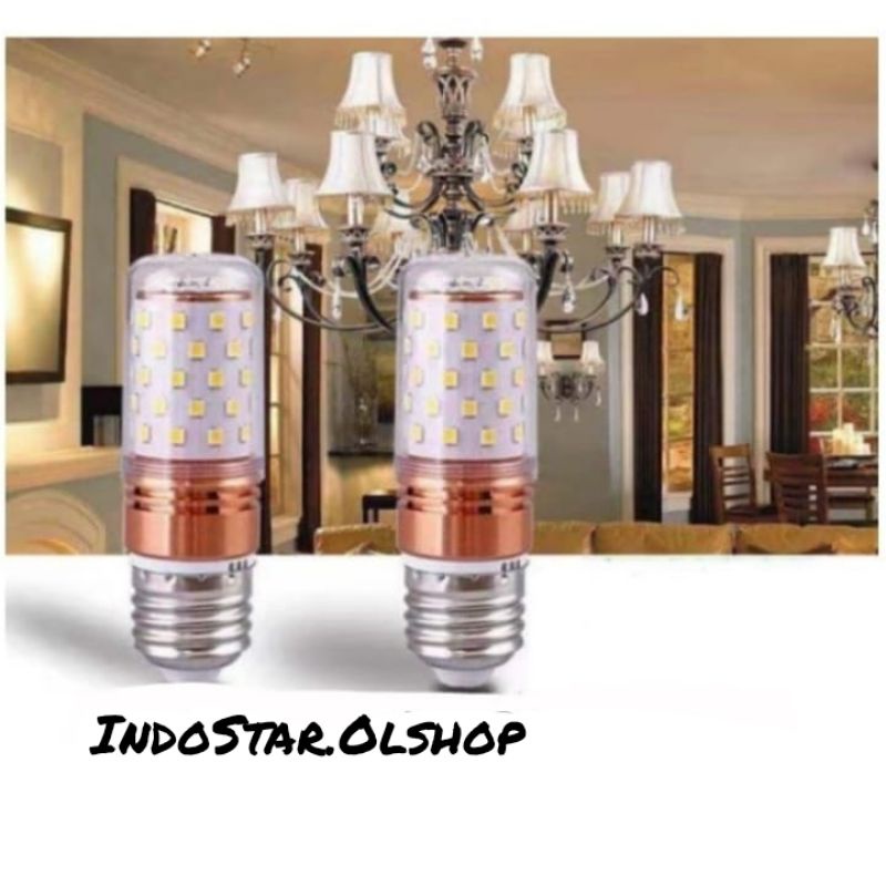 Lampu Candle LED 7 Watt E14 LED Jagung / Corn Bulb 2 in 1⭐ IndoStar ⭐