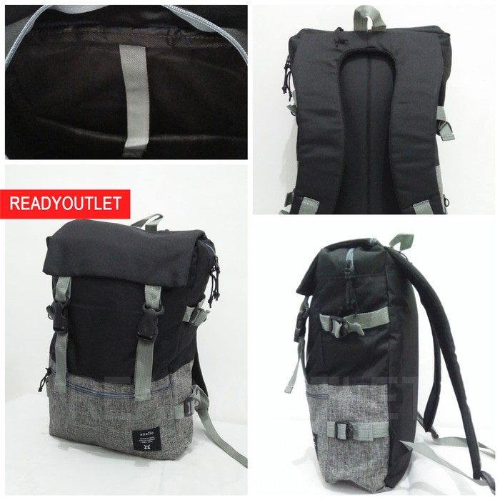 tas ransel laptop distro/gaul - Anello 140318 + Raincoat