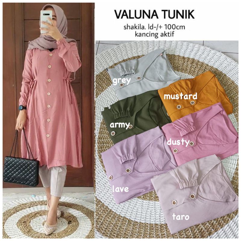 Valuna Tunik - Tunik Shakila Busui LD100 / R.14 - 312-6325