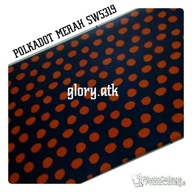 KERTAS KADO SANSAN WAWA/SANWA POLKADOT MERAH SW5319