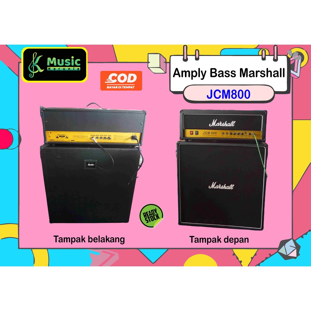 [hrg*offline* lbh murah] [ COD ] Sound panggung bass Marshall JCM800 JCM 800 JCM-800 head plus cabin