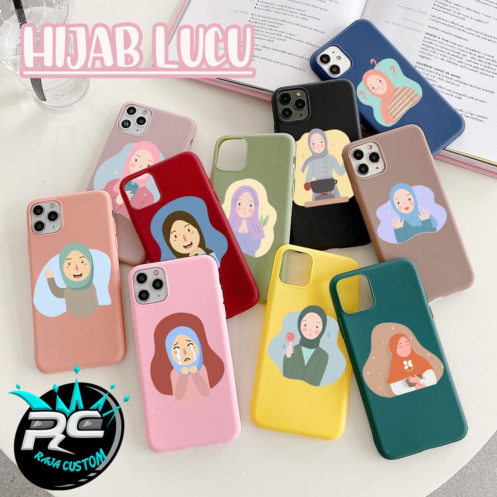 Softcase HIJAB LUCU Xiaomi Redmi 3 4a 5a 6 6a 7 7a 8 8a Pro 9 9a 9c 6x 5x Mi A1 Mi A2 RJ4562