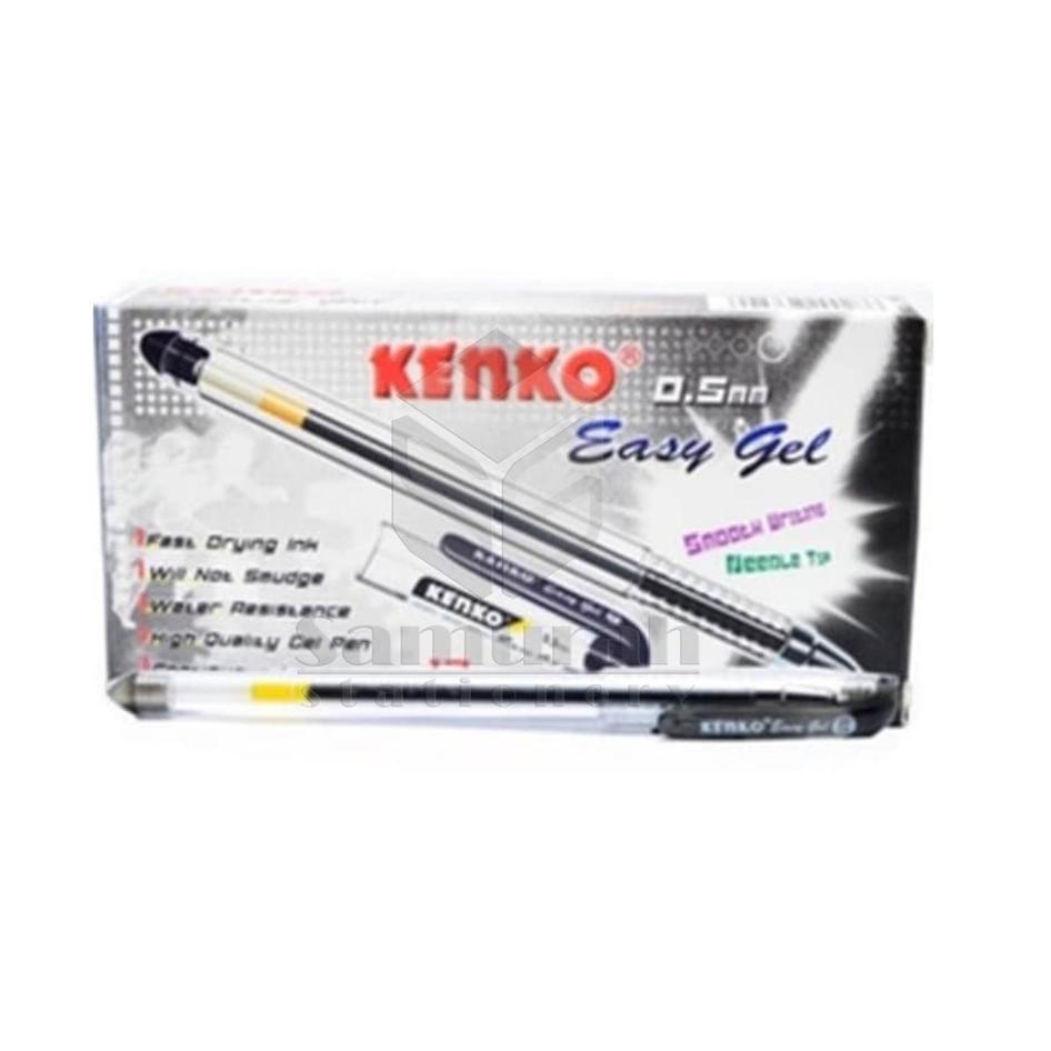 

Update! Pen Gel Kenko Easy Gel 0.5 mm / Pen Gel Cair 0.5mm / Pulpen Cair Kenko .05 mm / Pena Lancip Cair Gel !!