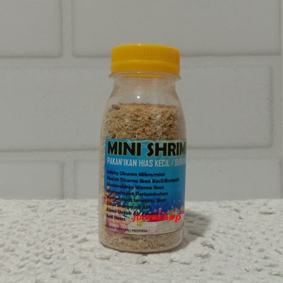 MINI SHRIMP MASTER 30 GR MAKANAN PAKAN IKAN HIAS CUPANG GUPPY LOUHAN 30gr