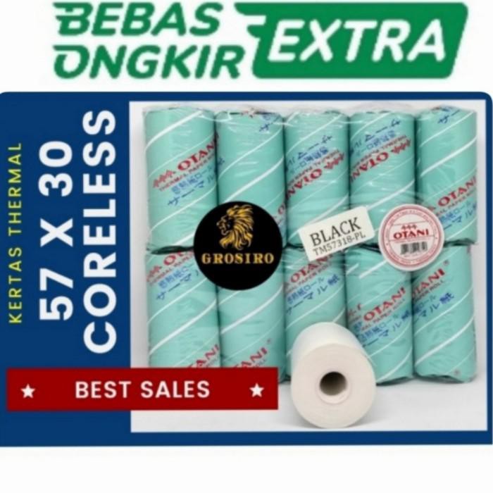 

Kertas / Kertas Thermal Otani 57X30 Coreless