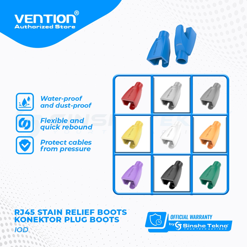 Vention Plug Boot Connector RJ45 Strain Relief Boots Konektor