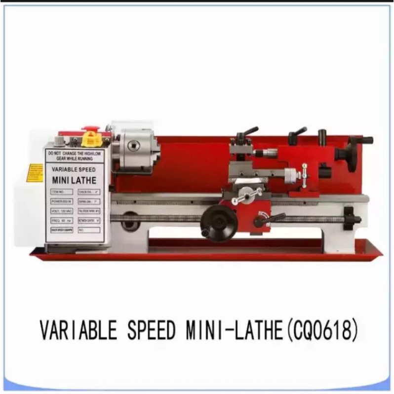 mesin ubut mini lathe cj0618