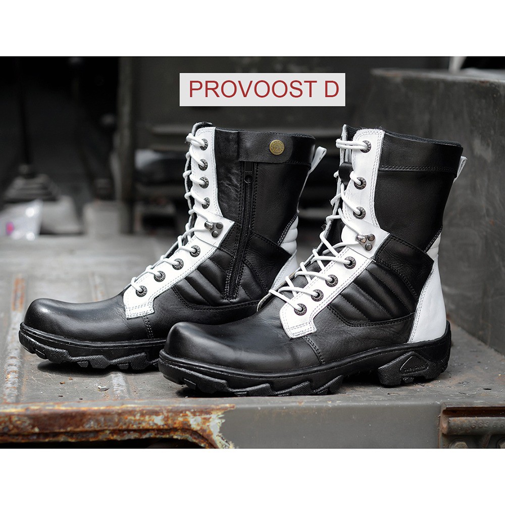 Sepatu PDL PROVOS D Merk OC 100% bahan kulit asli