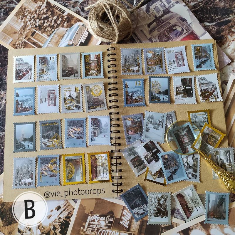 

Replika / Fake Perangko B (10pcs/set) Props Foto Properti Fotografi