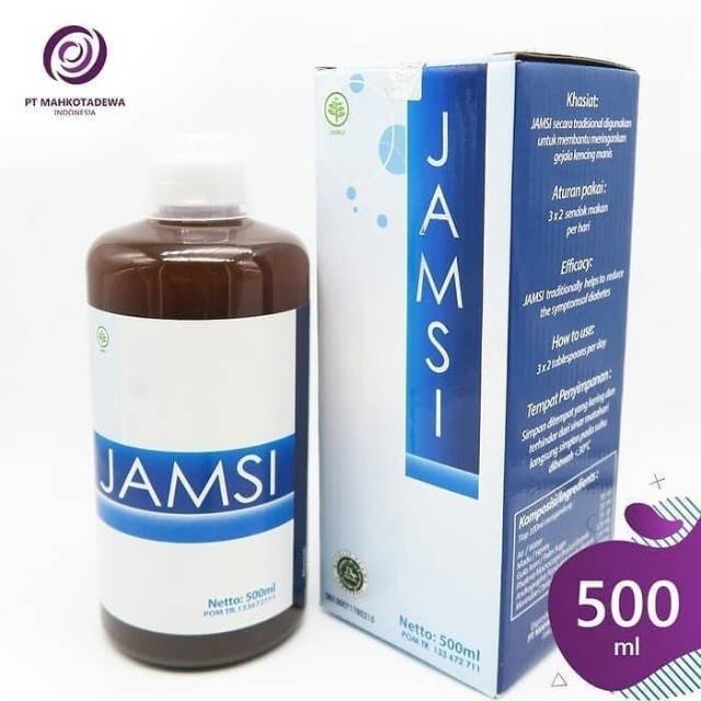 Jamsi 500ml Asli - Original | Jamu Diabetes Kencing Manis Berkhasiat