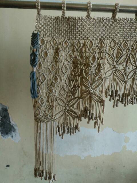 READY STOK) macrame tirai pintu (TP 001)