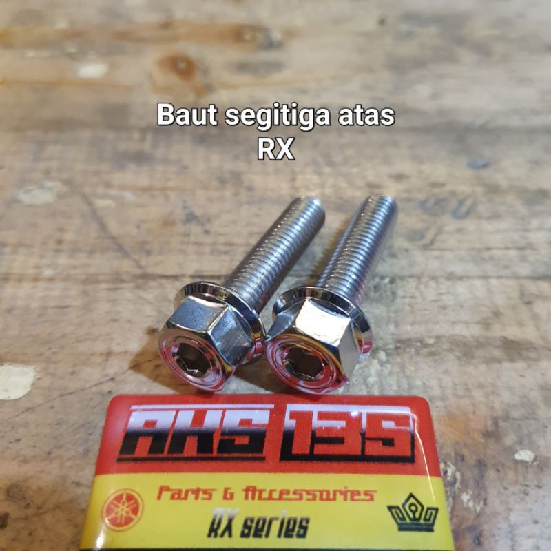 Baut segitiga atas rx king rxking probolt 2 kunci stainless