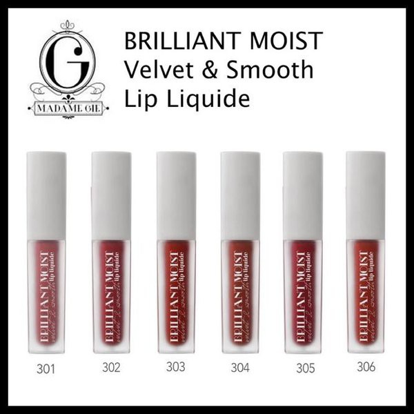 Madame Gie Briliant Moist Velvet &amp; Smooth Lip Liquide - Lip Cream