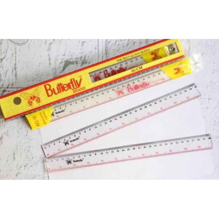 

Penggaris Butterfly 30cm