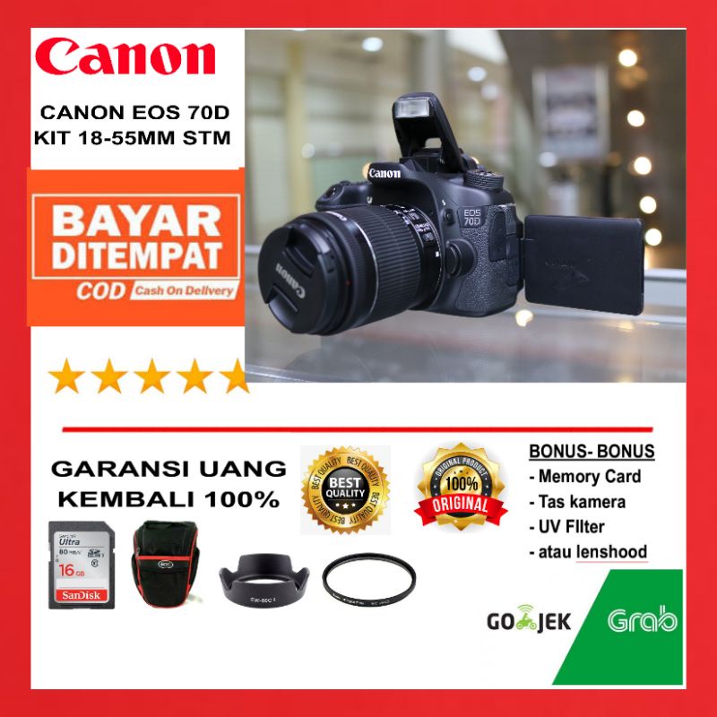 KAMERA CANON EOS 70D / canon 70d kit 18-55mm