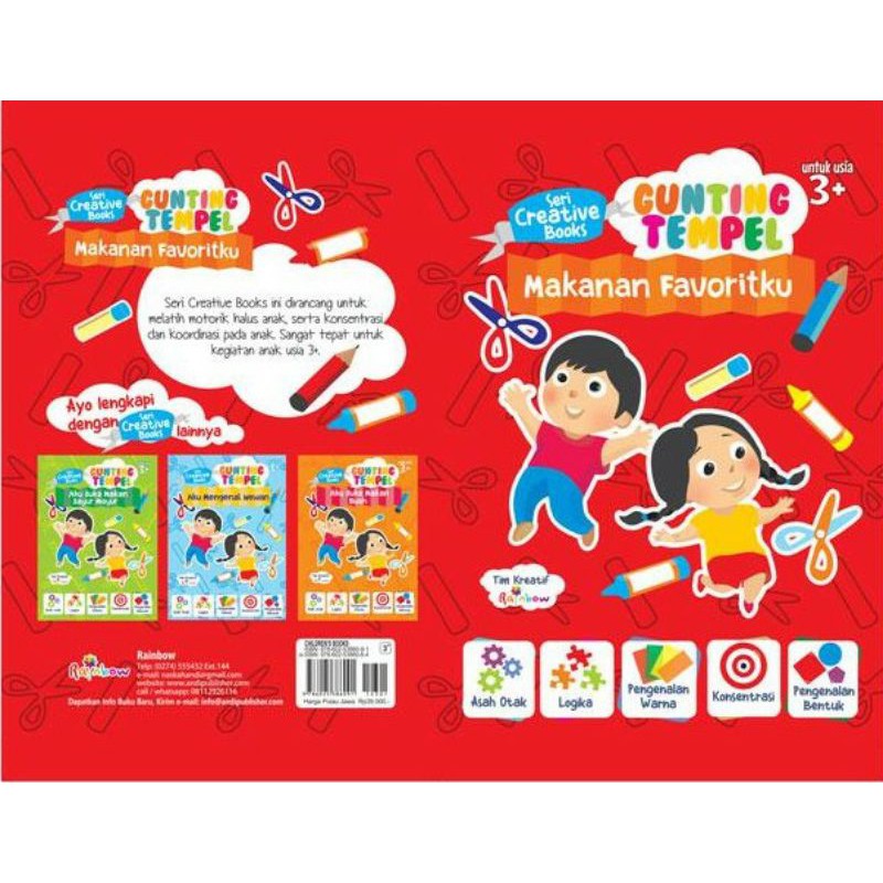 

Seri Creative Books Gunting Tempel : Makanan Favoritku