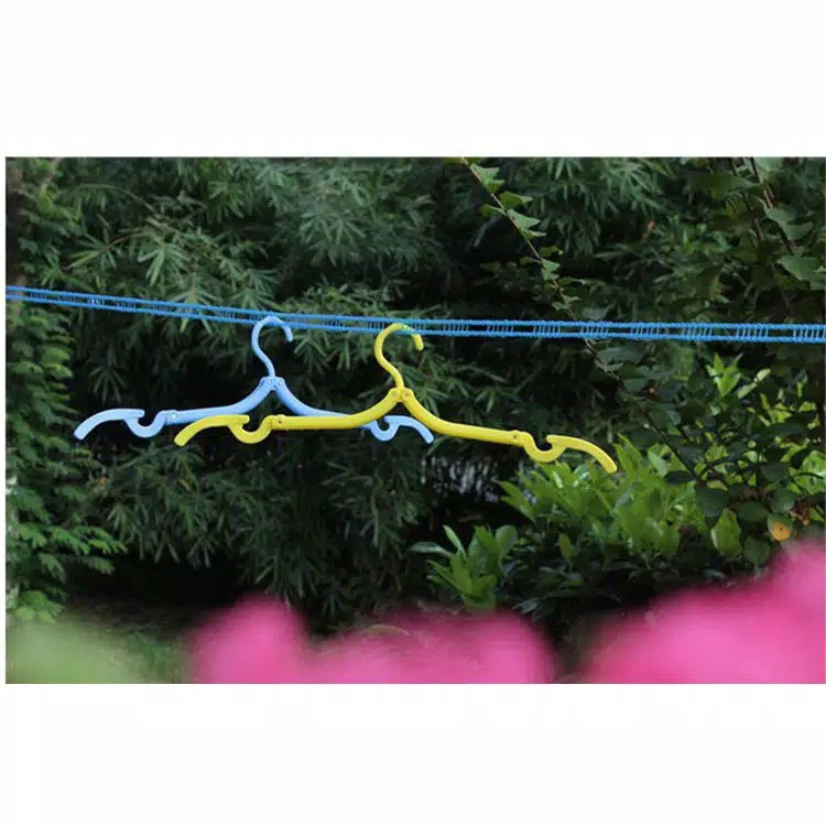 Tali Jemuran 5 Meter - Tali Jemuran Ada Lubang Gantungan Hanger - Clothes Line - Gantungan Baju