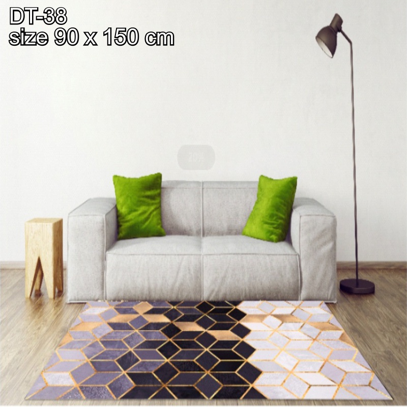 Karpet Lantai Karpet Permadani Karpet Ruang Tamu Anti Slip Ukuran 90Cmx150 Cm Karpet Lantai Motif Karakter Terbaru GOSHOP88