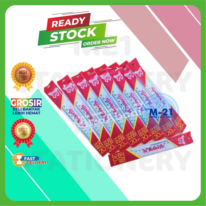 

PENGGARIS BUTTERFLY 20CM