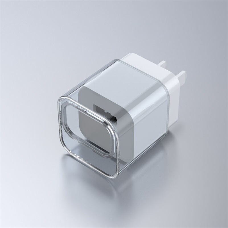 Cover Pelindung Kepala Kabel Data Charger 18W 20W Bahan Silikon Transparan Anti Jatuh 18W / 20W