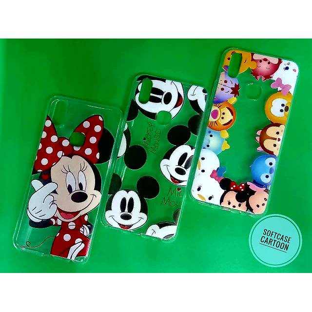 Softcase Cartoon Disney  A10 A70 J3 Pro J5 Pro J7 Pro J7 Duo M10 A5S A7 F7 Youth F9 F11 Pro