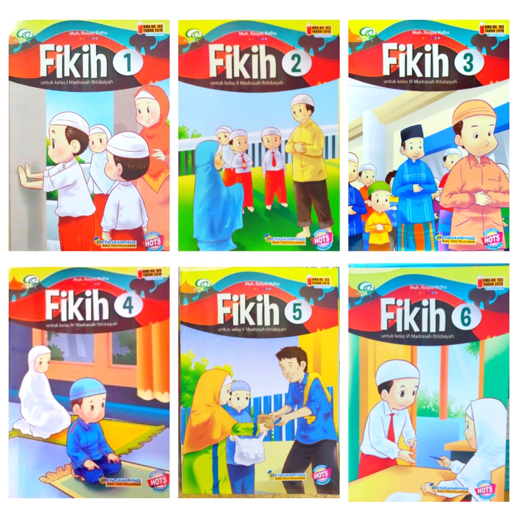 Jual Buku Fikih Mi Kelas 1 2 3 4 5 6 Sesuai Kurikulum 2013 Revisi Hots