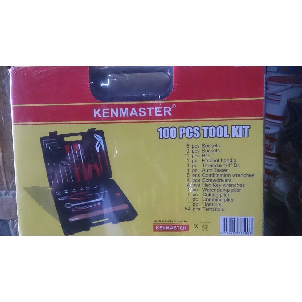 Toolkit tool kit kenmaster alat tukang lengkap