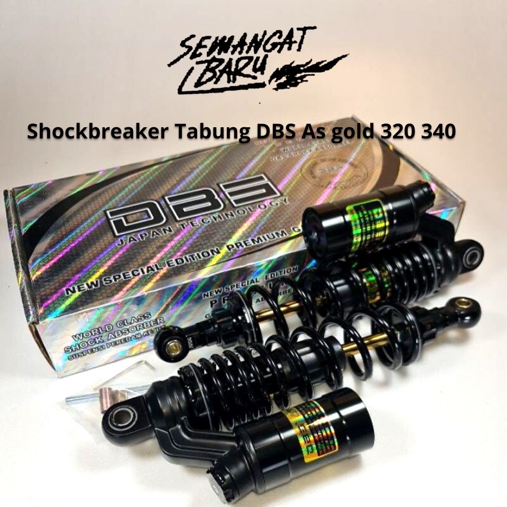 SHOCK SHOCKBREAKER TABUNG DBS AS GOLD 320 340 COPY KTC EXTREM Uk 32 34 RXKING Gl TIGER CB100