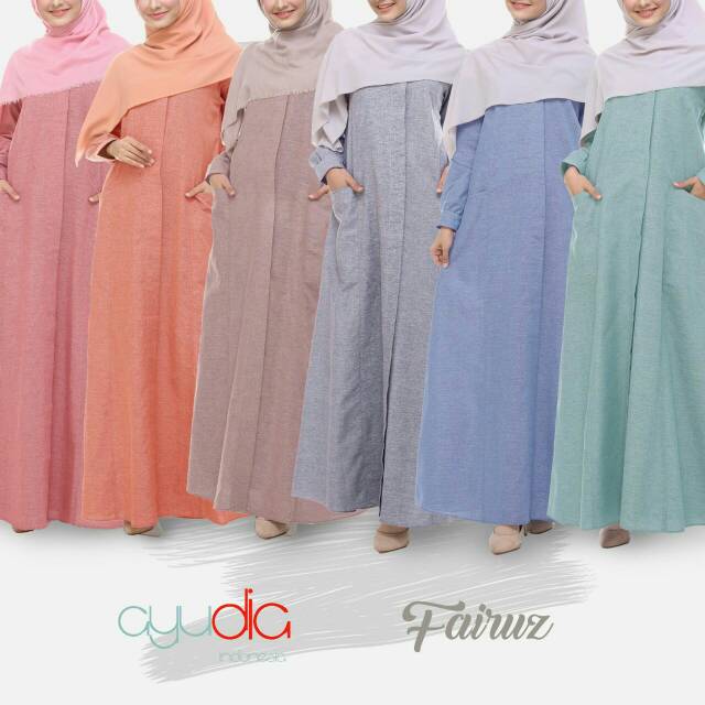 FREE BUKU SAKU gamis abaya fairuz by ayudia indonesia