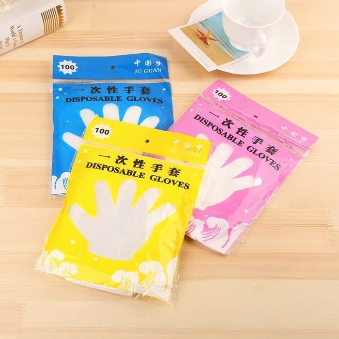 Sarung Tangan Plastik isi 100 pcs