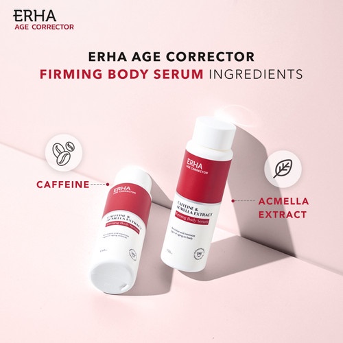 ERHA Body Lotion Age Corrector Caffeine &amp; Acmella Extract Firming Body Serum 150ml