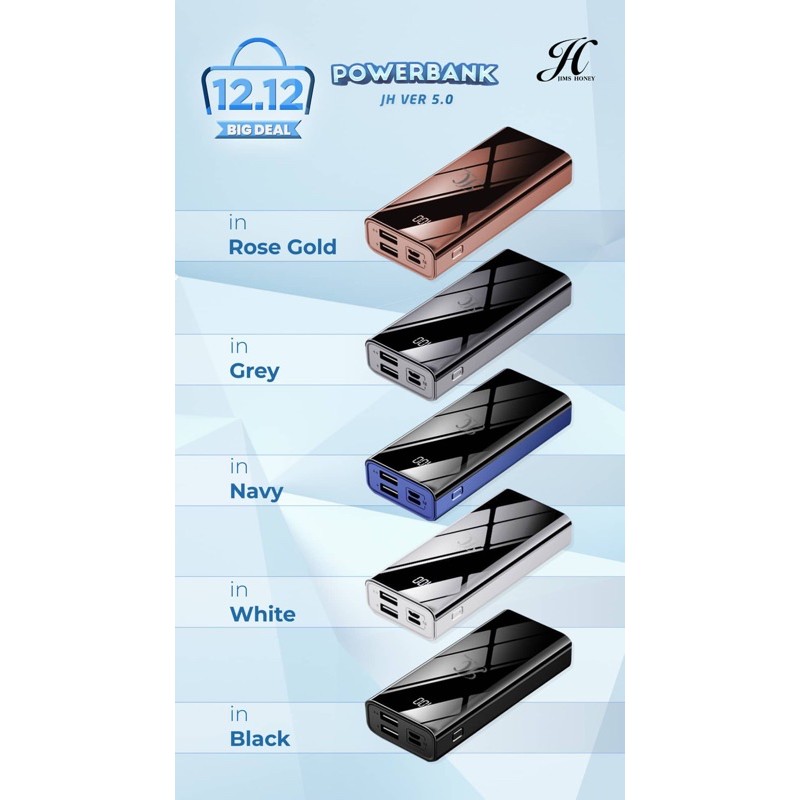Pb jims honey 5.0/pb jims honey ver 5.0/powerbank jimshoney 5.0/powerbank 5.0 jims honey