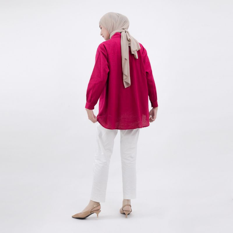 SB Jazlyn Linen Shirt / Kemeja Wanita Oversize