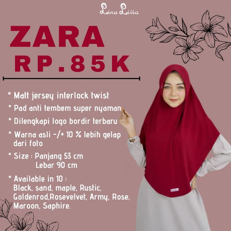Hijab LINALIVIA ZARA murah