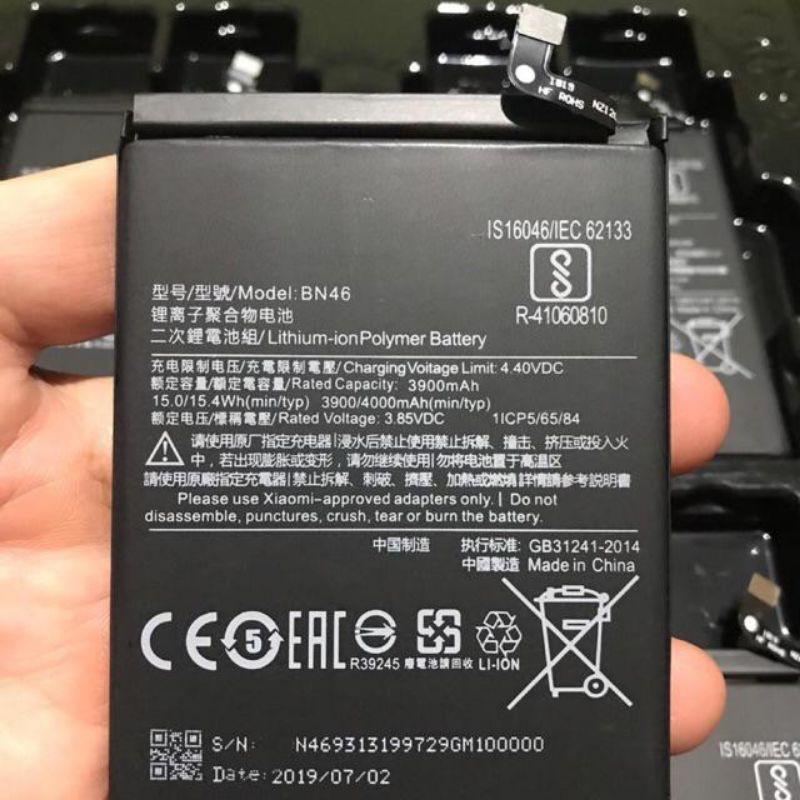 BATRE/BATERAI REDMI note 8/REDMI 7