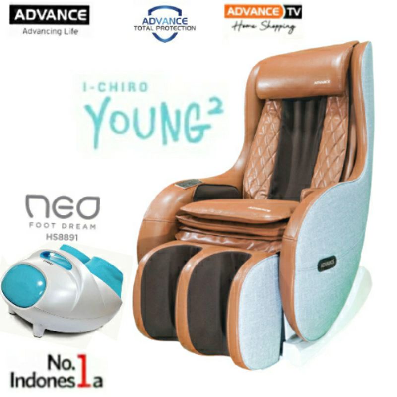 kursi pijat Advance elektrik, paket young2, NFD