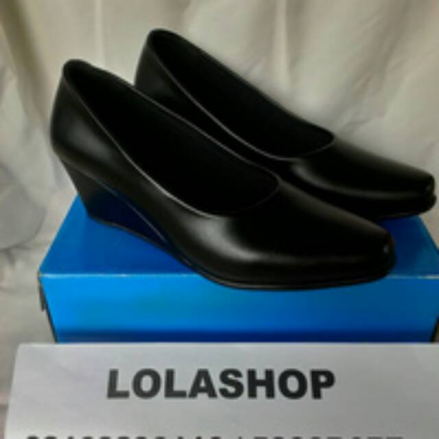 SEPATU KERJA PSK PSH WEDGES DOP ERASMAS 5 CM PERSIT BHAYANGKARI PIA JALA IKKT