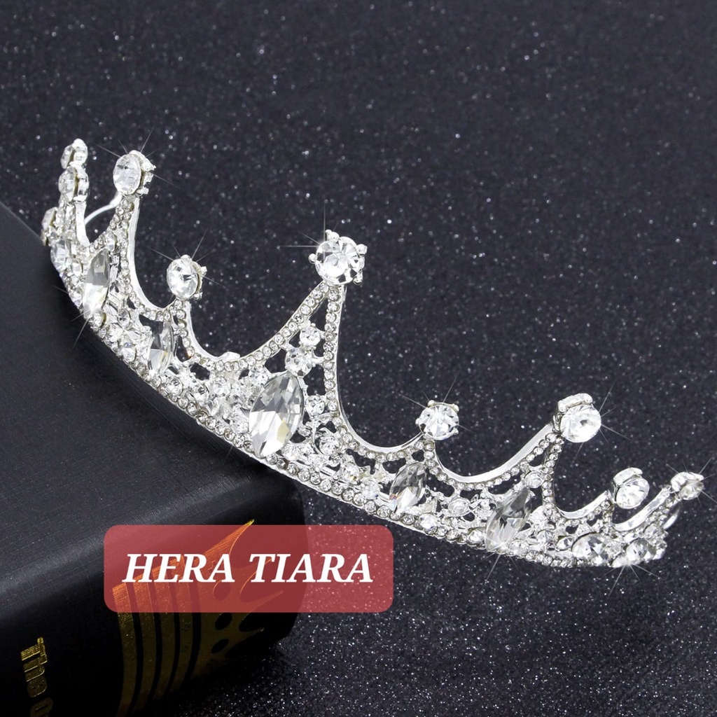 TIARA PREMIUM MAHKOTA ANAK PRINCESS KOREA IMPORT AKSESORIS RAMBUT FLOWER GIRL PESTA IMPOR