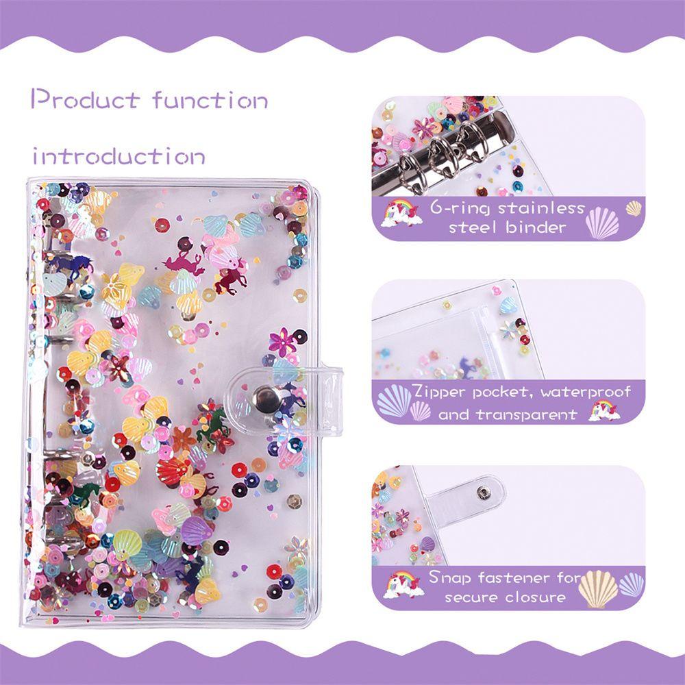Mxbeauty A6 Pengikat Anggaran Sekolah Colorful Budget Planner Amplop Kas Aster Binder Kantong Kartu Budgeting Notebooks