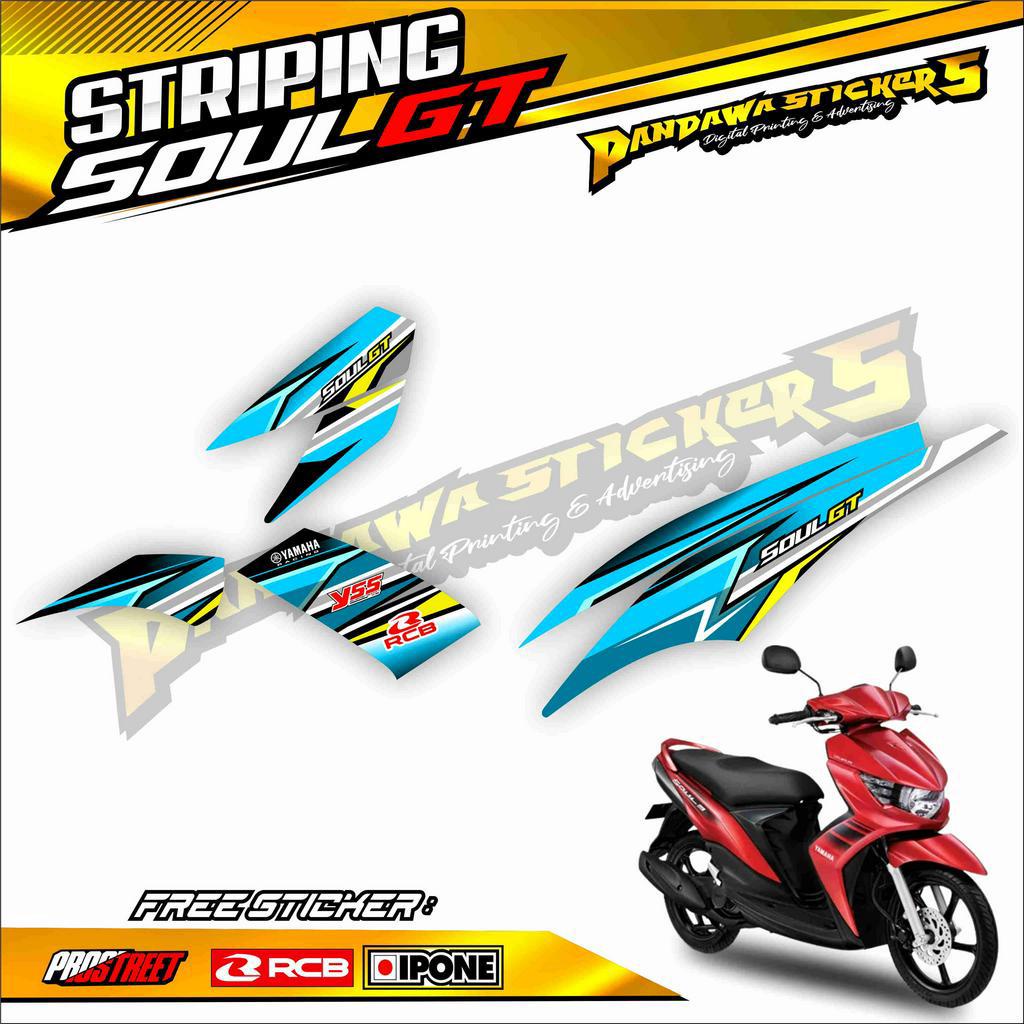 STRIPING VARIASI MOTOR MIO SOUL GT / STICKER LIST VARIASI YAMAHA MIO SOUL GT
