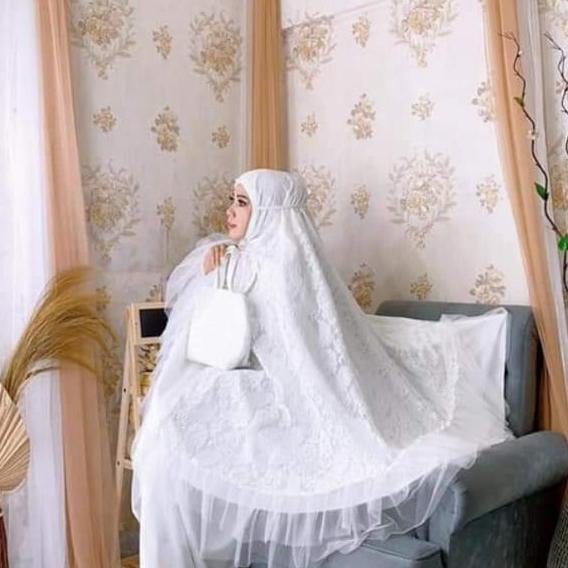 mukena brokat mewah terbaru