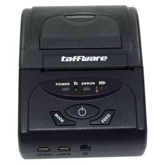 Taffware Zjiang Mini Portable Bluetooth Thermal Receipt Printer - 5807