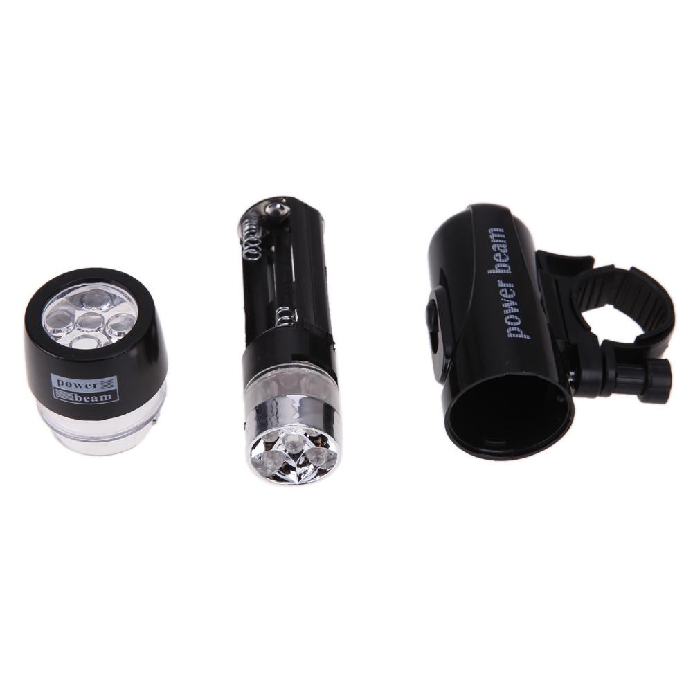 MOJITO Mojoyce Headlights 5 LED Flashlight Bike Bicycle Torch Flash Light Bike